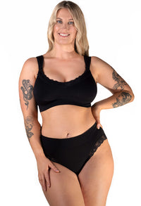 Cushion Padded Strap Wire Free Maternity & Nursing Bra - 3 Pack