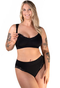 Cushion Padded Strap Wire Free Maternity & Nursing Bra - 3 Pack