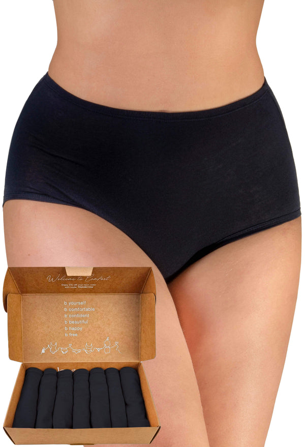 Superfine 100% Cotton Full Brief - 7 Pack