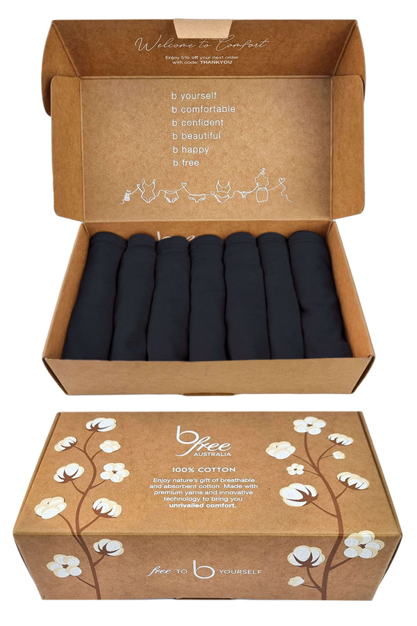 Superfine 100% Cotton Full Brief - 7 Pack