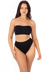 Bandeau + High Waist G-String | Cool Cotton Set