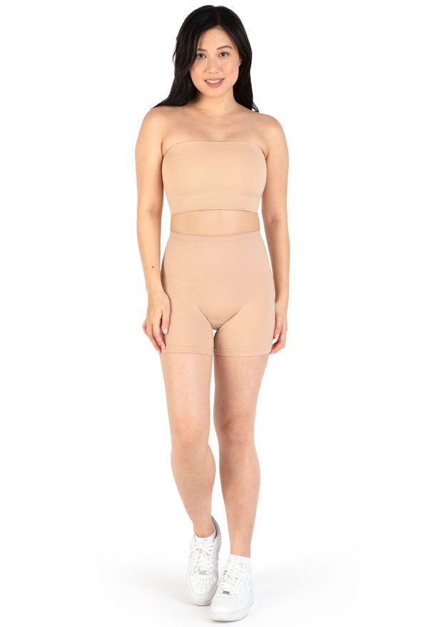 Stay Up Silicone Band Tummy Control Shaping Shorts