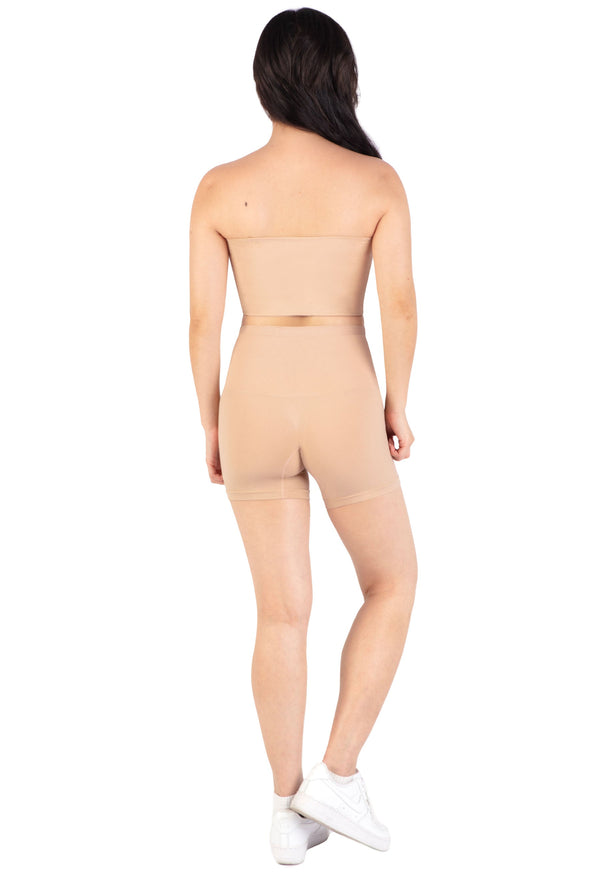 Stay Up Silicone Band Tummy Control Shaping Shorts
