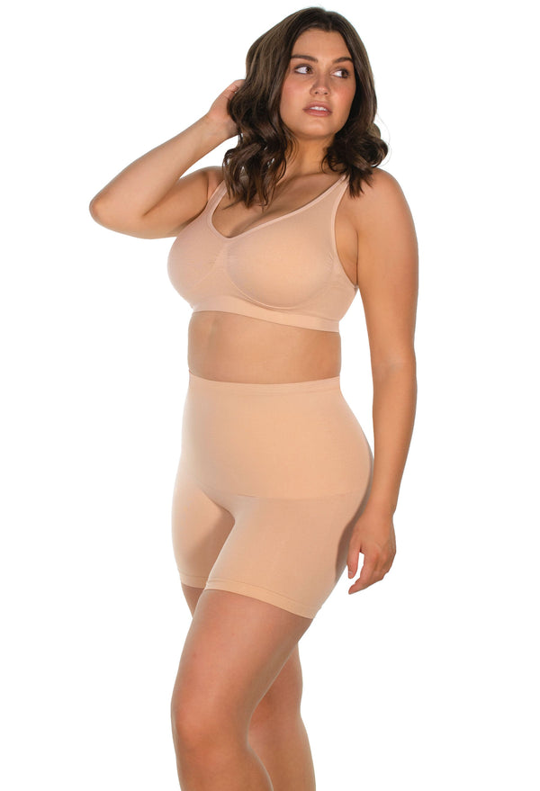 Stay Up Silicone Band Tummy Control Shaping Shorts