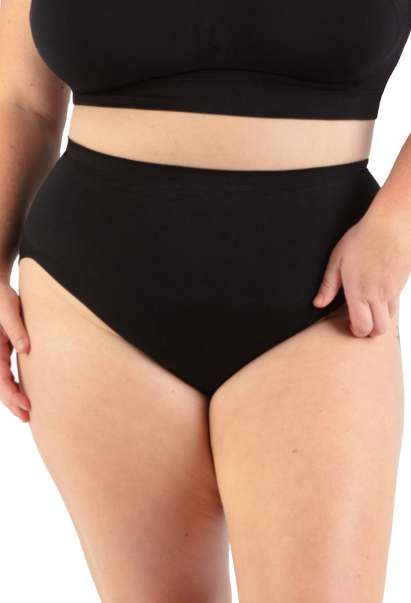 Anti-Roll Tummy Sculpting High Cut Briefs
