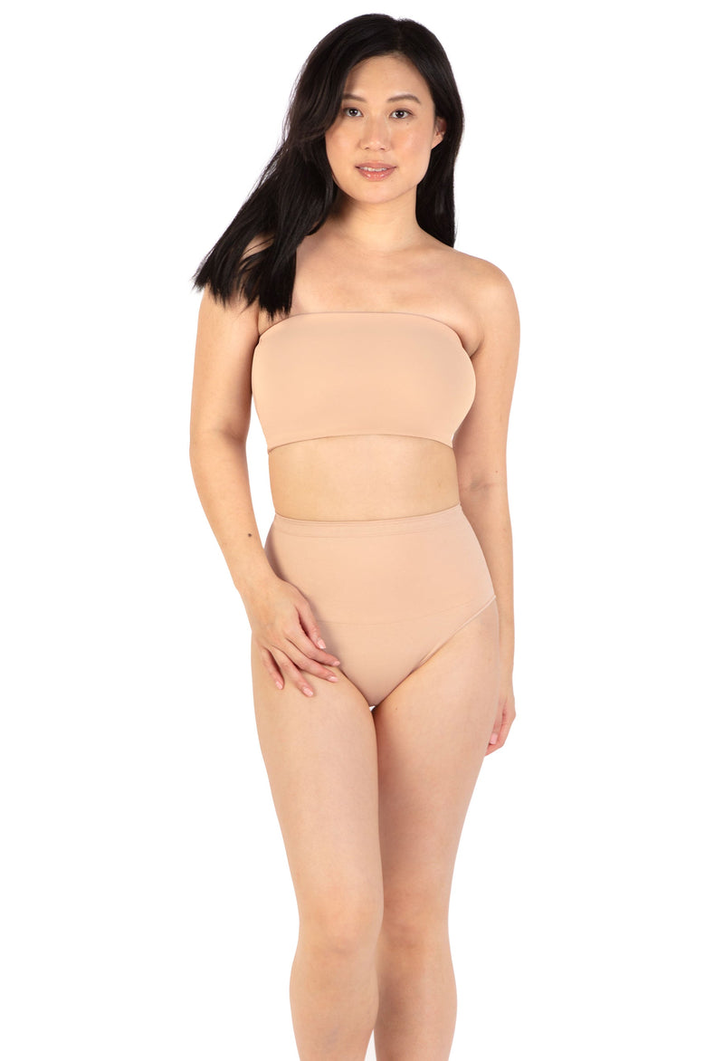 Anti-Roll Tummy Sculpting High Cut Briefs