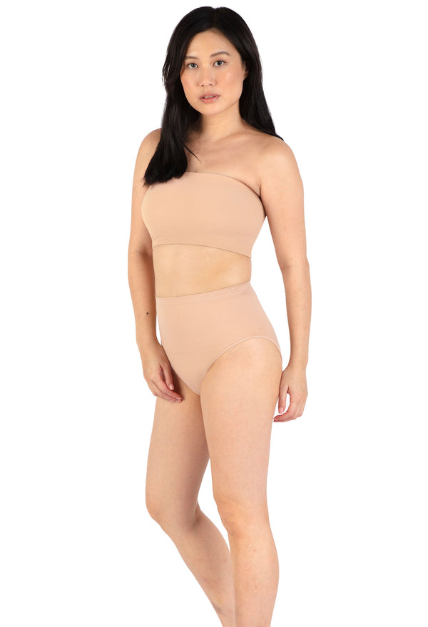 Anti-Roll Tummy Sculpting High Cut Briefs