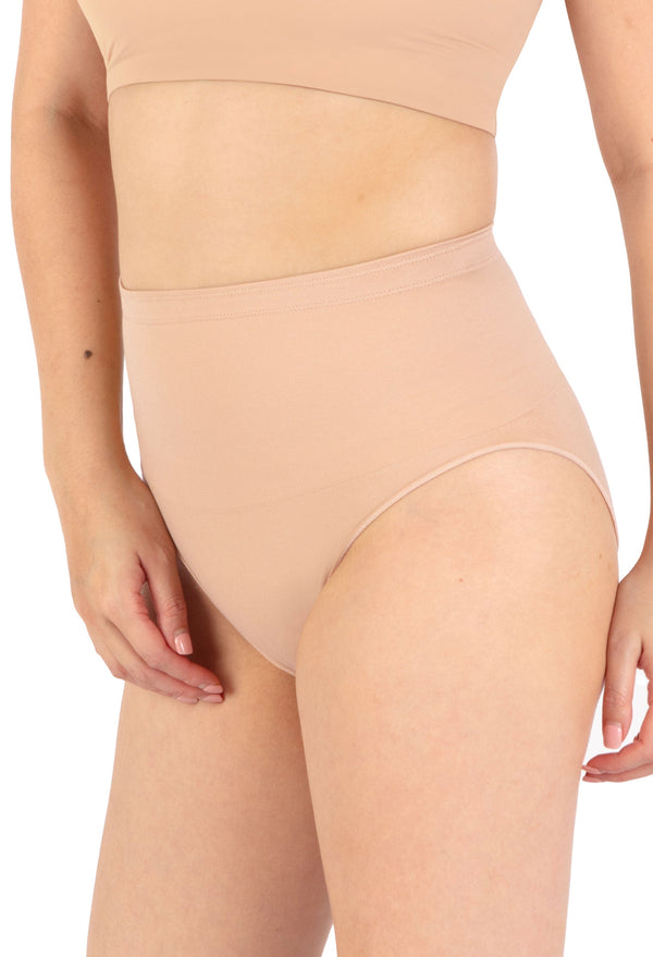Anti-Roll Tummy Sculpting High Cut Briefs