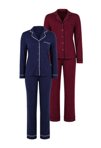 Buttery Soft Bamboo Pyjama Set - 2 Pack