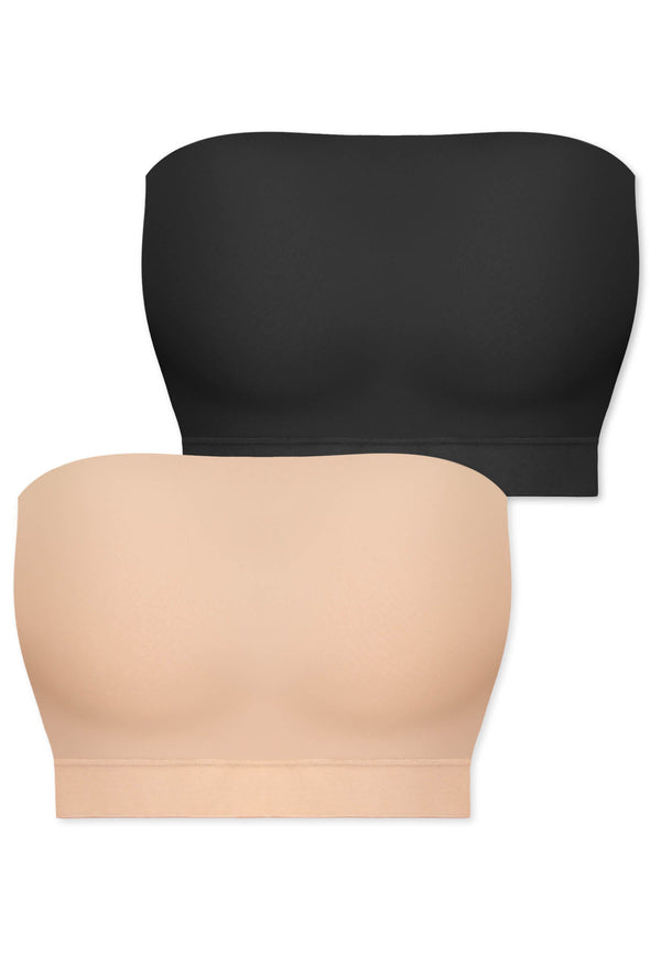 High Compression Minimising Bandeau - 2 Pack