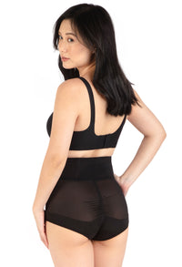 High Waist Power Mesh Tummy Control Brief - 2 Pack