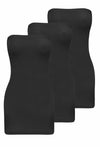 Strapless Mini Slip/Skirt - 3 Pack