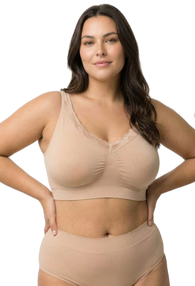 Lightweight Wire Free Bra For Big Boobs