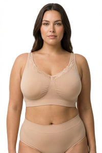 Lightweight Wire Free Bra For Big Busts
