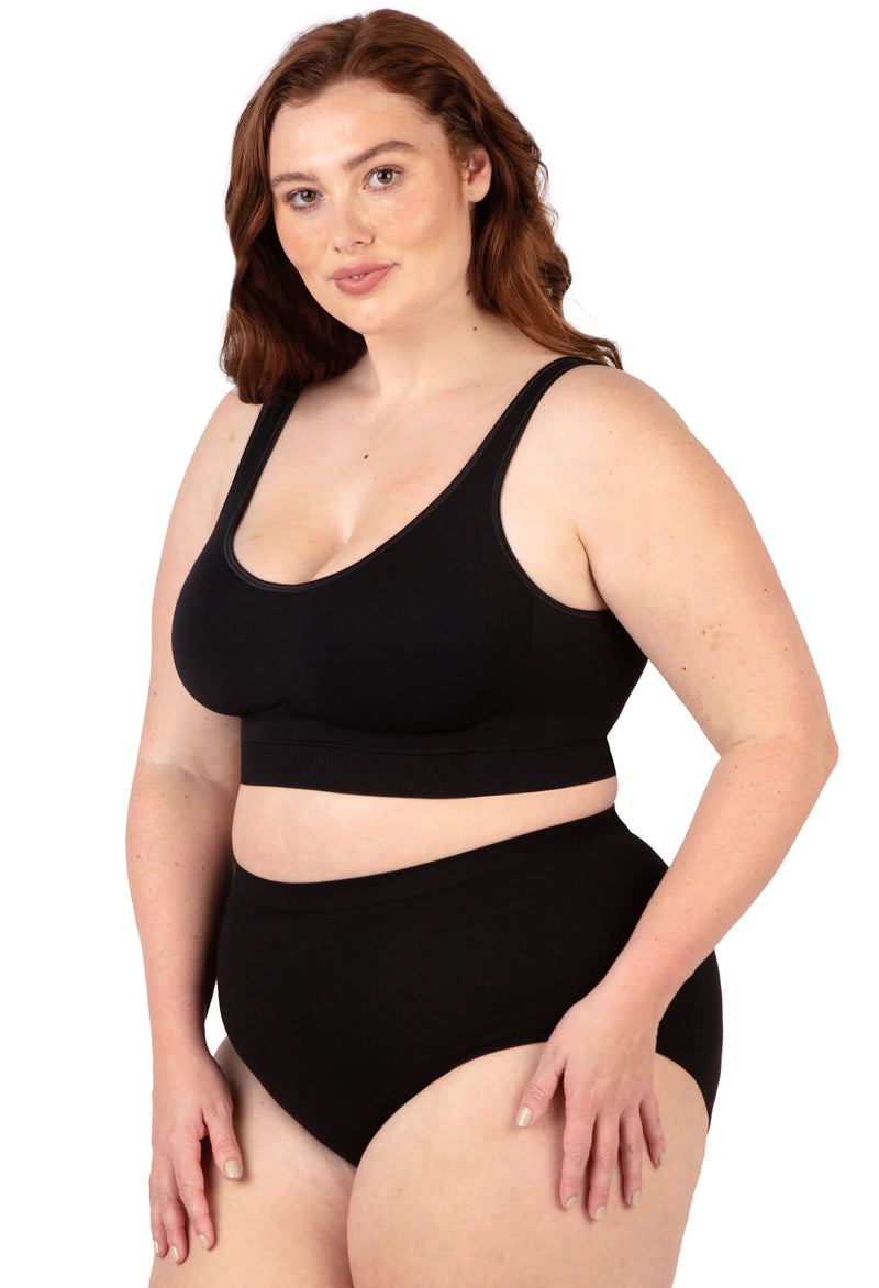 Post Surgery High waist Comfort Brief | Seamless Cotton Blend - 7 Pack