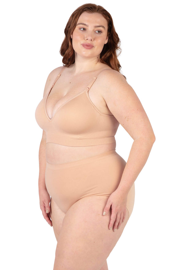 Post Surgery High waist Comfort Brief | Seamless Cotton Blend - 7 Pack