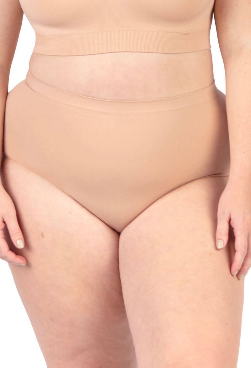 Post Surgery High waist Comfort Brief | Seamless Cotton Blend - 7 Pack