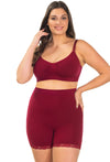 Anti Chafing High Rise Petite Cotton Rich Shorts - 3 Pack