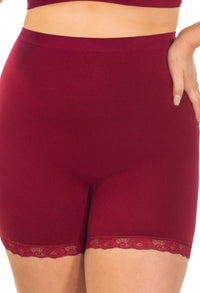 Anti Chafing High Rise Petite Cotton Rich Shorts - 3 Pack