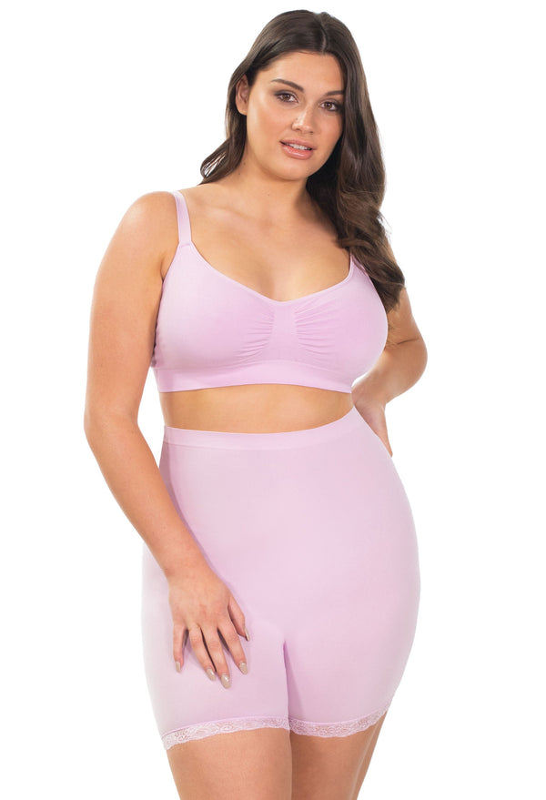 Anti Chafing High Rise Petite Cotton Rich Shorts - 3 Pack