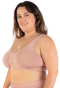 Padded Front Opening Bra - Wireless Comfort