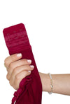 Burgundy Bamboo Nursing Bra + High Cut Undies Set