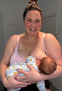 Comfortable bamboo nursing bra for all-day wear