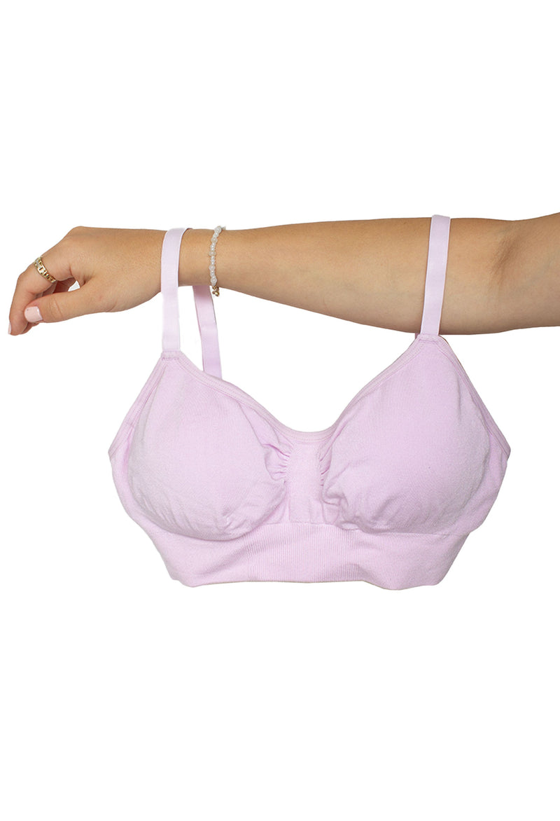Bamboo Padded Wire Free Bra and High Cut Brief Set