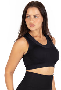 Plus Size Triple-layer Support Racer & High Waist Full Length Leggings
