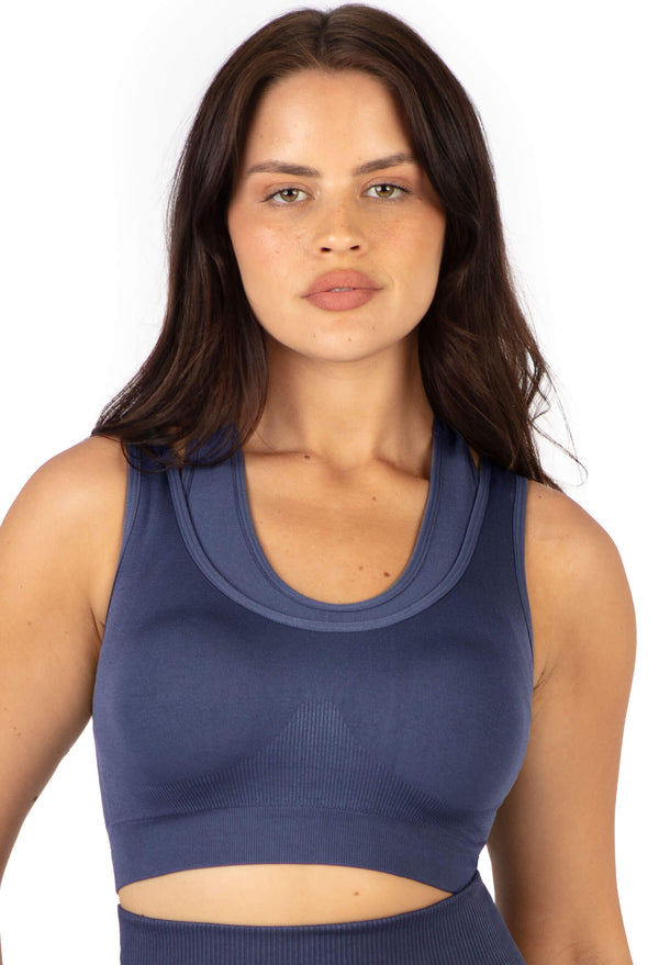 Plus Size Triple-layer Support Racer & High Waist Full Length Leggings