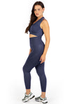 Plus Size Triple-layer Support Racer & High Waist Full Length Leggings