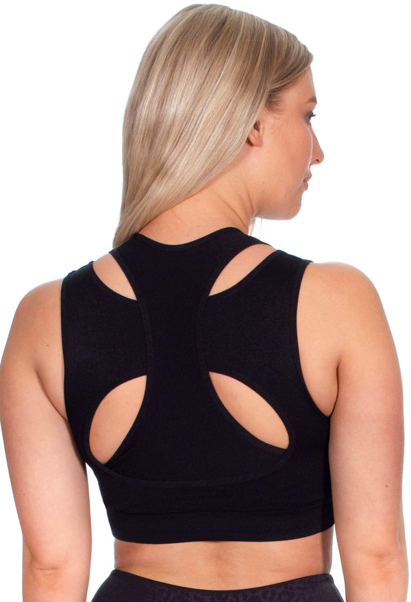 Plus Size Triple-layer Support Racer & High Waist Full Length Leggings