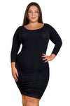 Bamboo 3/4 Sleeve Bodycon Dress
