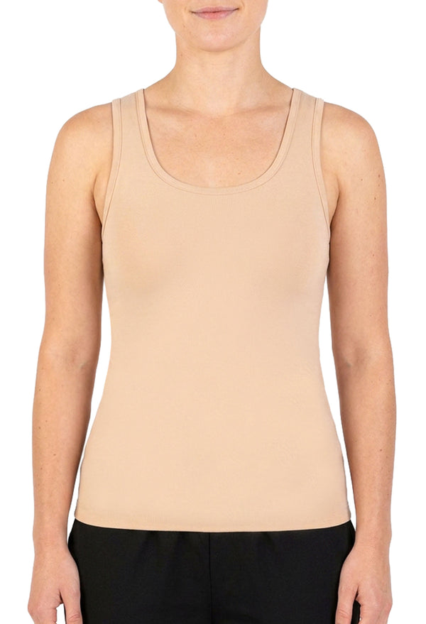 Cotton Chest Binder Racerback Top