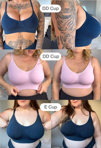 Bamboo Padded Wire Free Bra and High Cut Brief Set