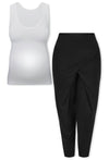 Pregnancy Bamboo Tank Top & Cross Fold Pants Set