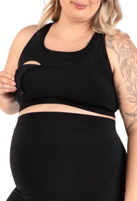 Pregnancy & Nursing Racer Back Bra | Easy-On & One-Handed Nursing