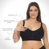 Pacific Blue Bamboo Nursing Bra + High Cut Undies Set