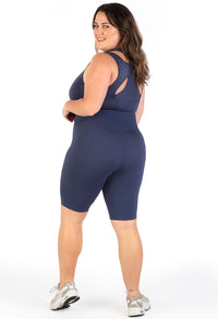 Plus Size Seamless High Waist Long Biker Shorts