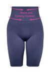 Plus Size Triple-layer Support Racer & High Waist Long Biker Shorts