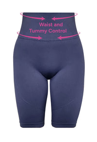 Plus Size Triple-layer Support Racer & High Waist Long Biker Shorts