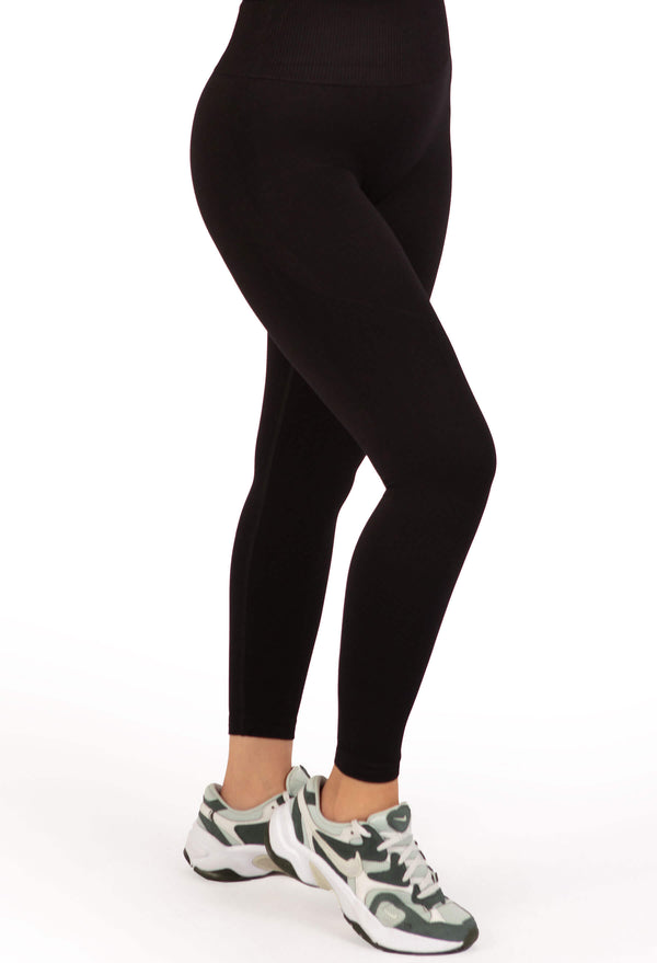Plus Size Triple-layer Support Racer & High Waist Full Length Leggings
