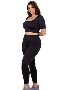 Plus Size Seamless High Waist Full Length Leggings