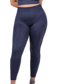 Plus Size Triple-layer Support Racer & High Waist Full Length Leggings