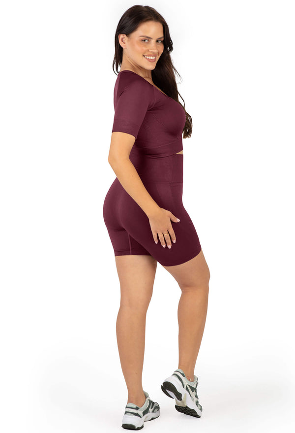 Bargain Bundle: 4 Pack Seamless Crop Tops