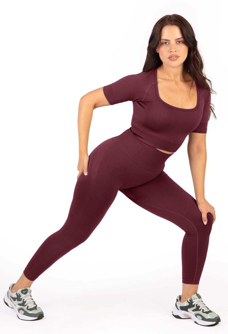 Bargain Bundle: 4 Pack Seamless Crop Tops