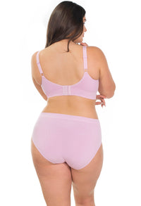 Bamboo Nursing Bra + High Cut Undies Lilac Snow Set