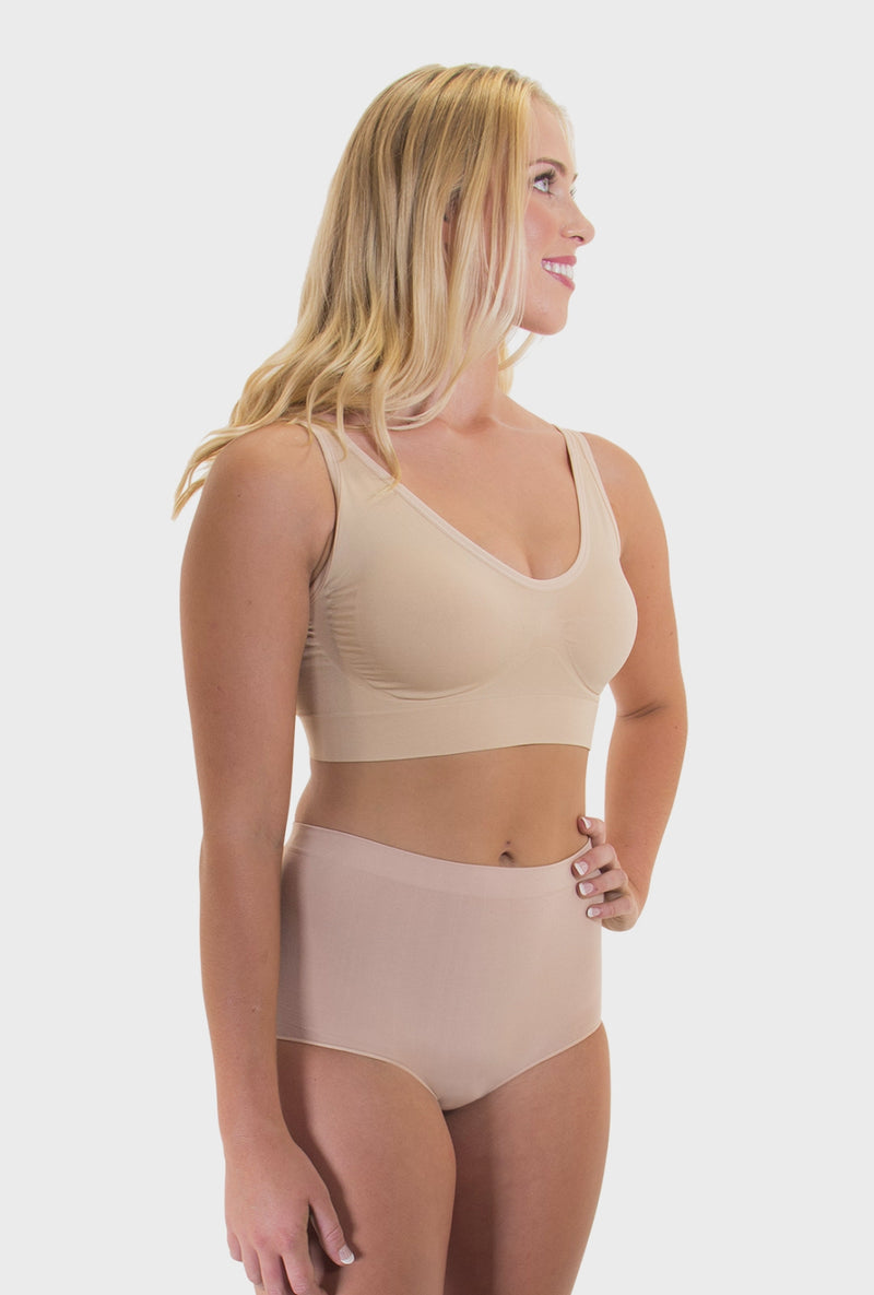 Post Surgery High waist Comfort Brief | Seamless Cotton Blend - 7 Pack