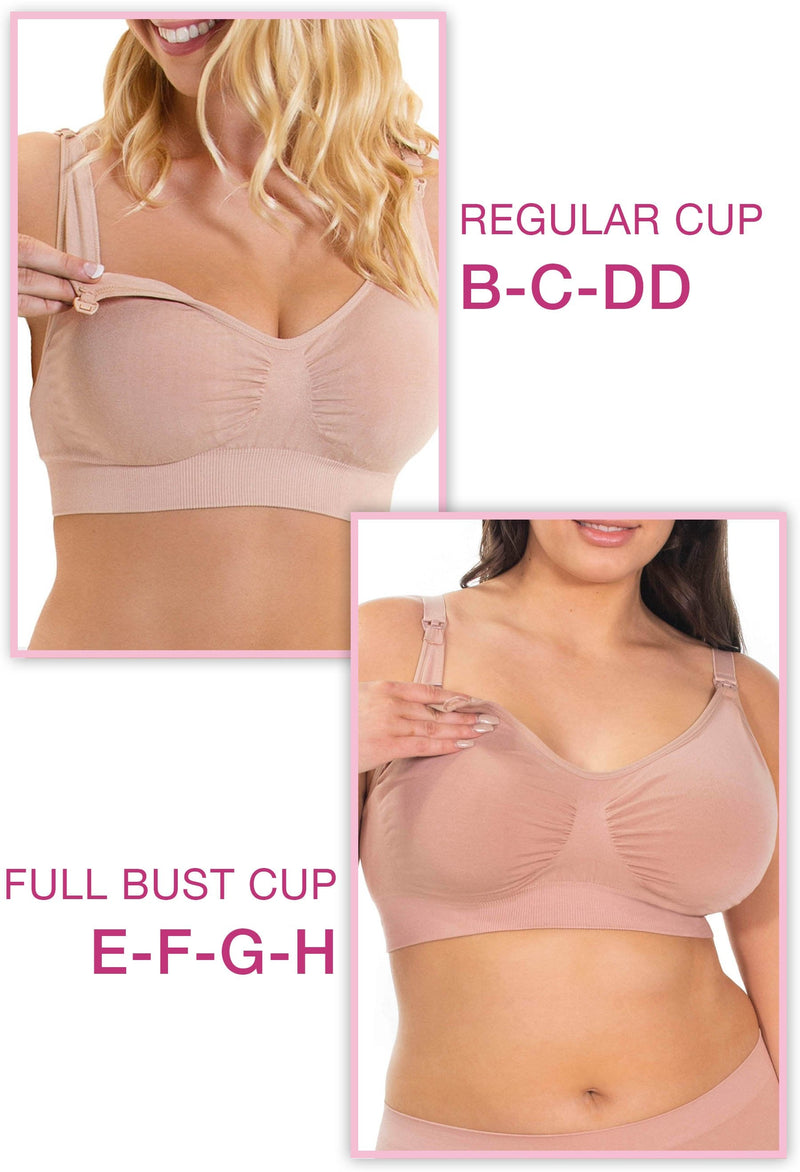 Bamboo Nursing Bra + High Cut Undies Lilac Snow Set