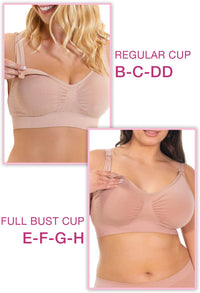 Pacific Blue Bamboo Nursing Bra + High Cut Undies Set With FREE Eco-Friendly Reusable Nursing Pads